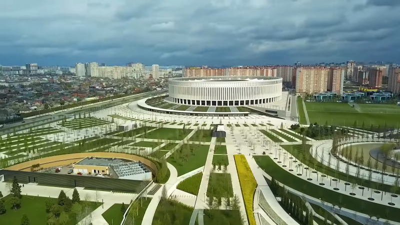 Вертолётная площадка у Ансат