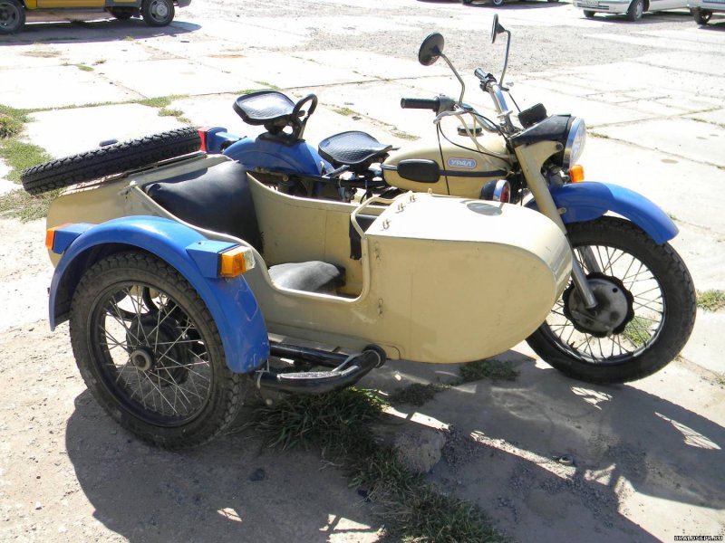 Мотоцикл Урал милицейский