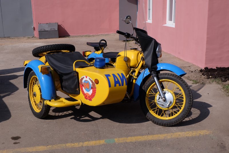 Мотоцикл Урал ГАИ СССР