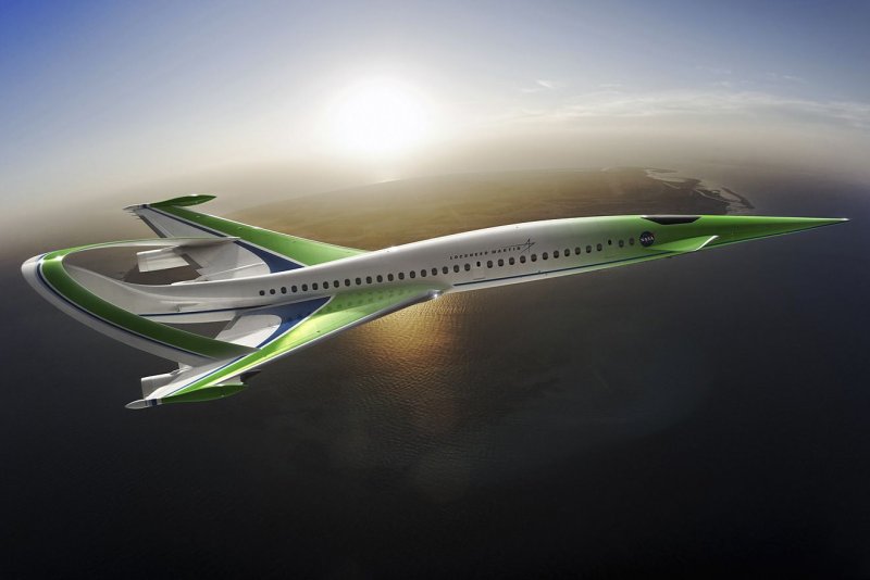 Сверхзвуковой пассажирский самолёт концепт