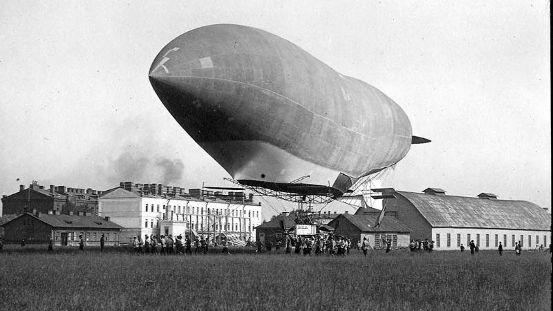 Дирижабль лебедь 1909