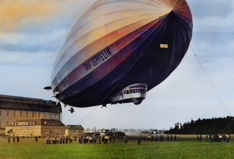 Первые воздушные шары и дирижабли