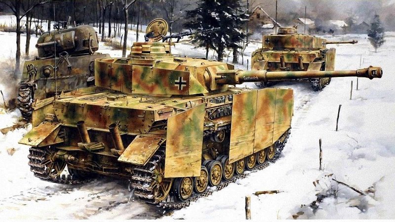 Танк Panzer 4 Ausf.h