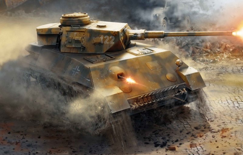 Танк Panzer 4 Ausf.h