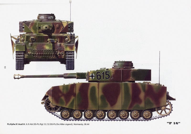 Panzerkampfwagen 4 Ausf h камуфляж