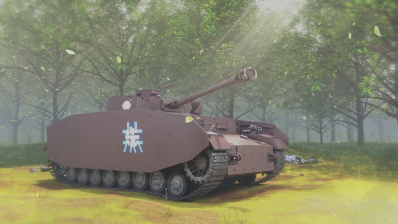 Panzerkampfwagen 6 Ausf h1 вид с боку