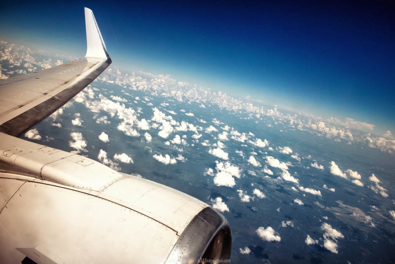 Из иллюминатора самолета