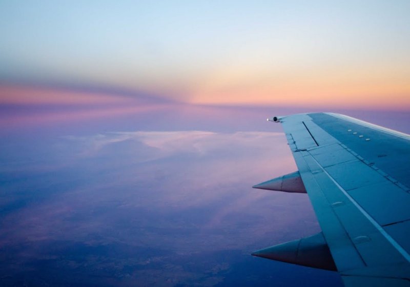 Вид из окна самолета