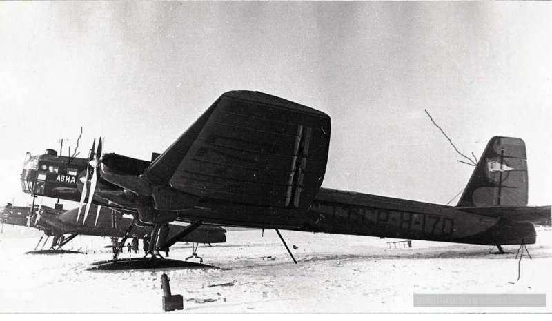 ТБ-3 бомбардировщик