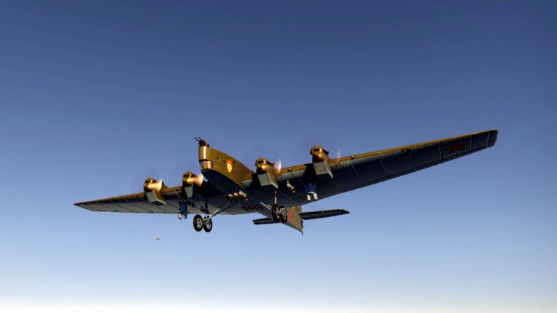 Самолет бомбардировщик ТБ 3