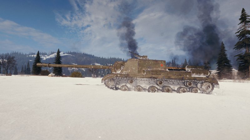 Фото танков ИСУ 152 В далеке