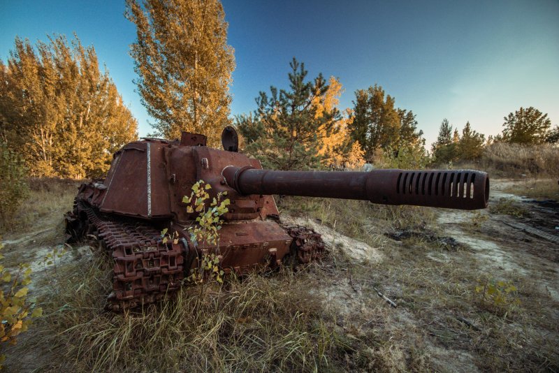 ИСУ-152 В Чернобыле