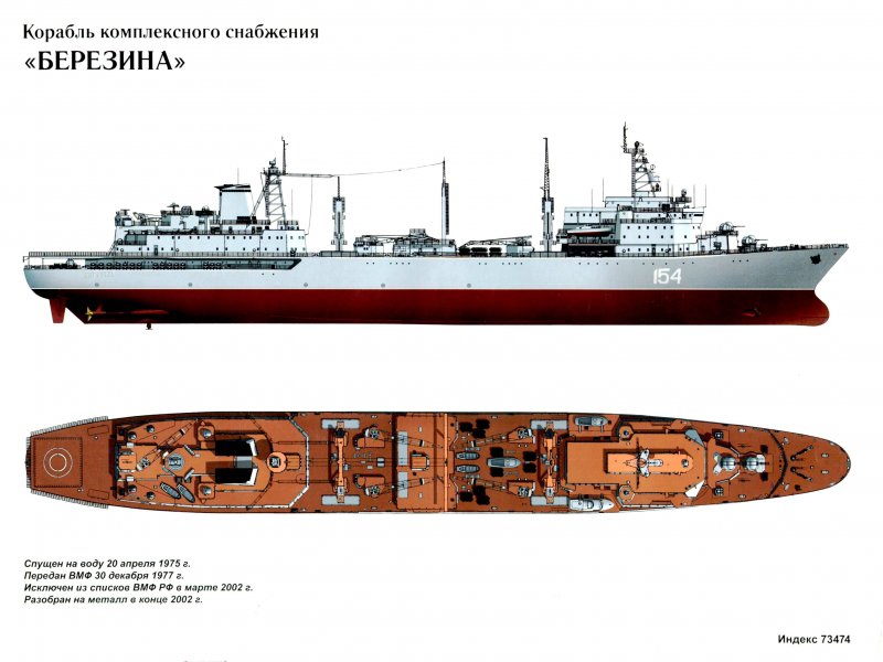 Березина корабль комплексного снабжения