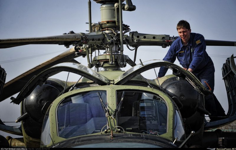 Полет боевого вертолета