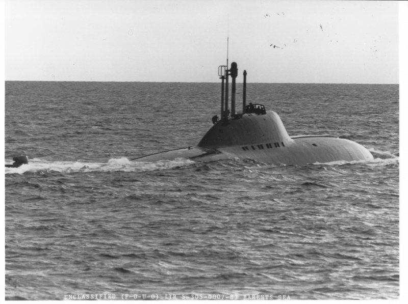 Всплытие подлодок в Арктике