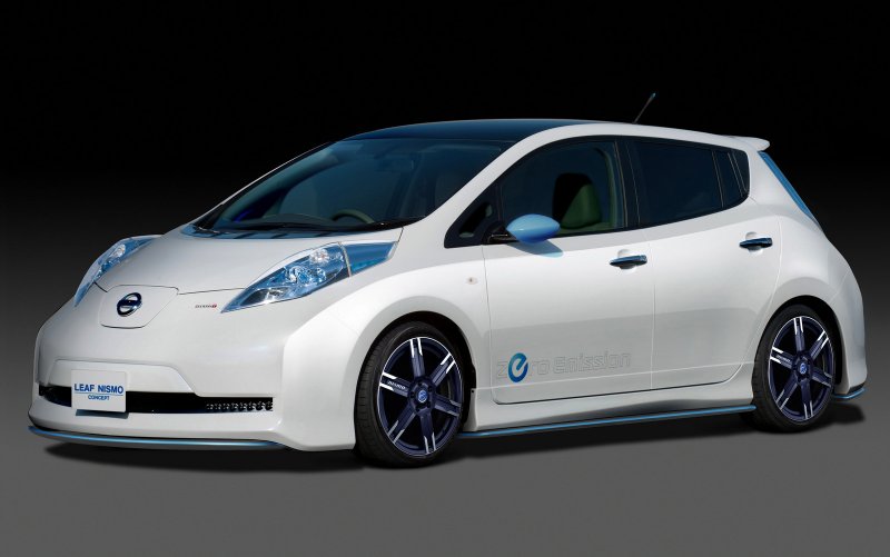 Nissan Leaf 2014 электромобиль