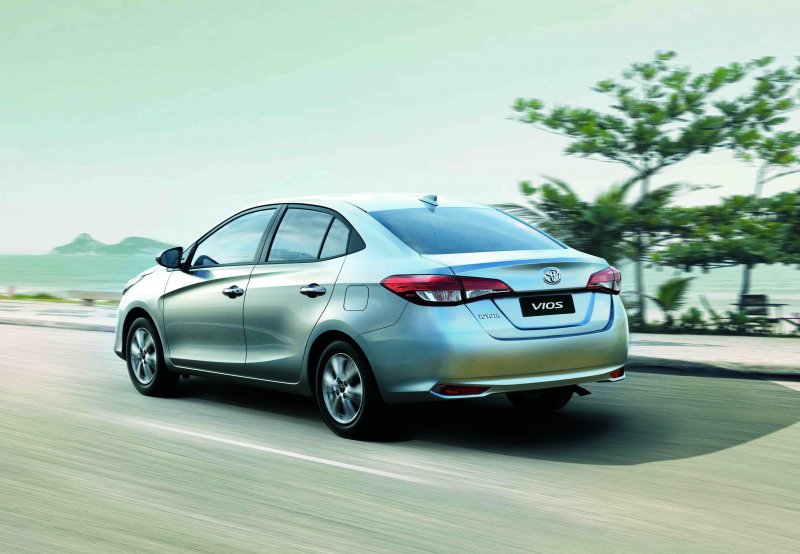 Toyota Vios Размеры