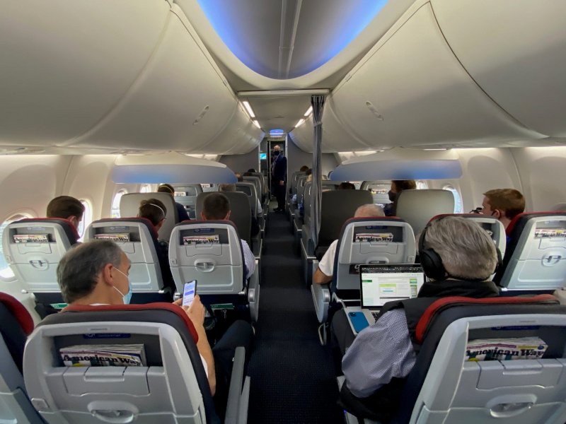 Боинг 737-800 салон