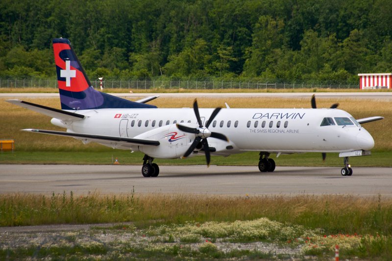 Saab 2000 самолет