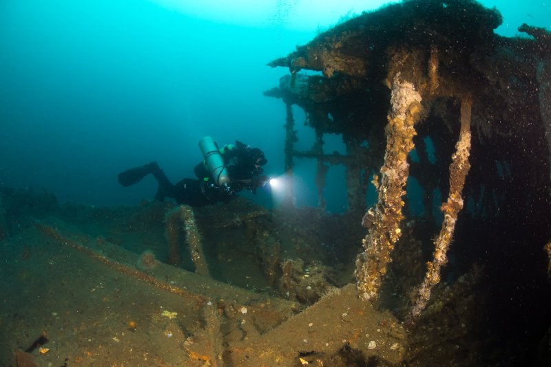 Корабль SS Thistlegorm, красное море