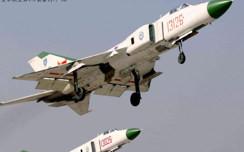 Китайский истребитель-перехватчик Shenyang f-8ii