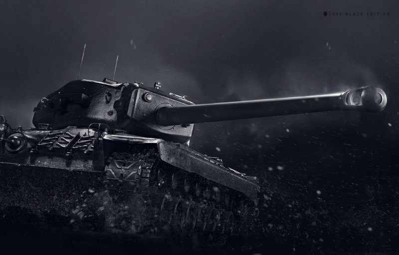 Т 34 американский танк черный