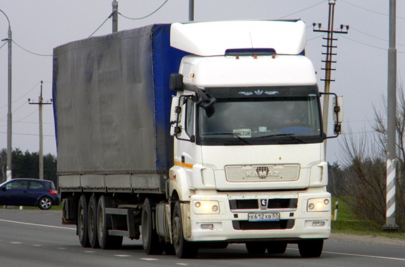 КАМАЗ 5490 желтый