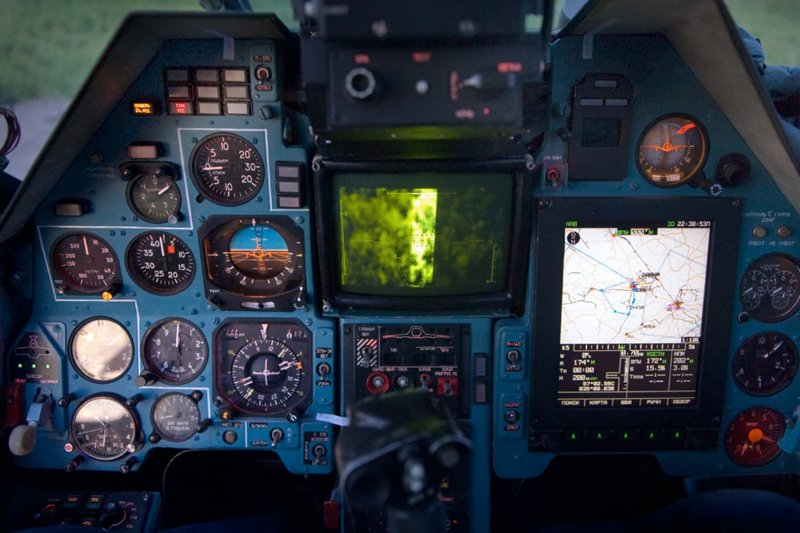 Ми-17 вертолет кабина