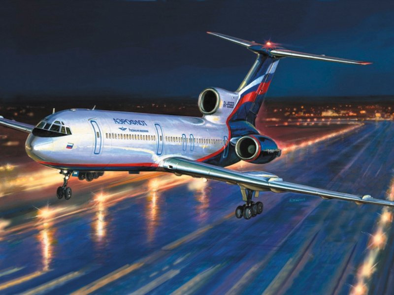 Самолет Sukhoi Superjet 100 авиакомпания «Аэрофлот»