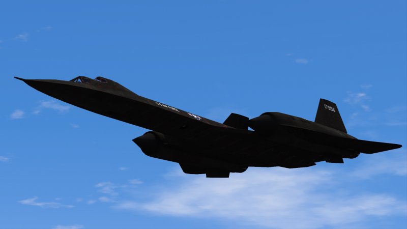Самолет Lockheed SR-71 Blackbird