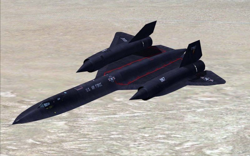 Самолет SR-71 Blackbird