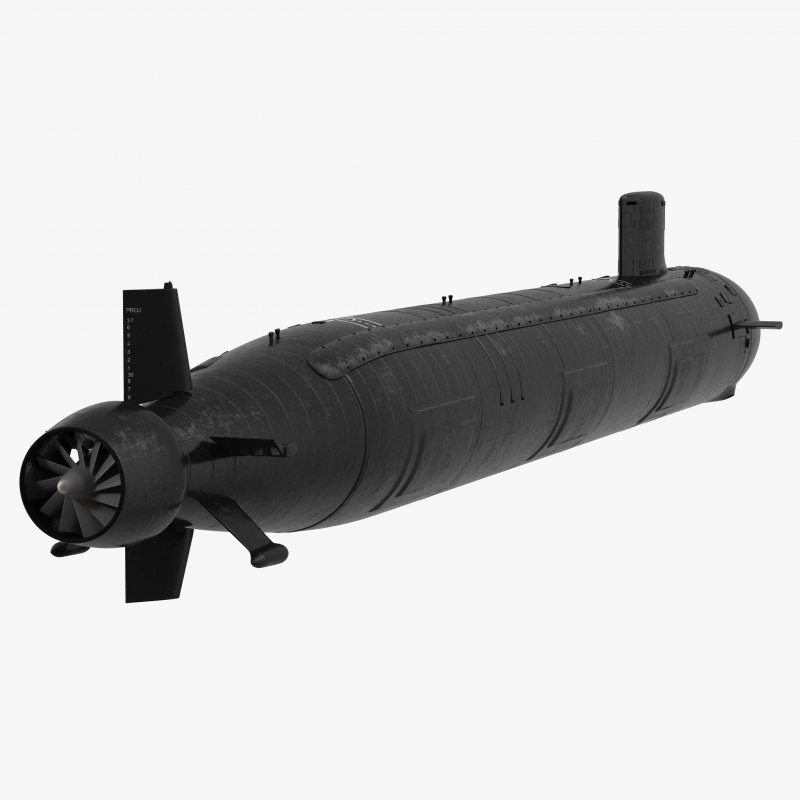 Us Submarine Virginia SSN-774 3d model