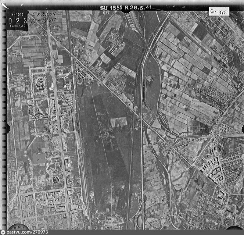Аэрофотосъемка Люфтваффе 1943 Белгородская область