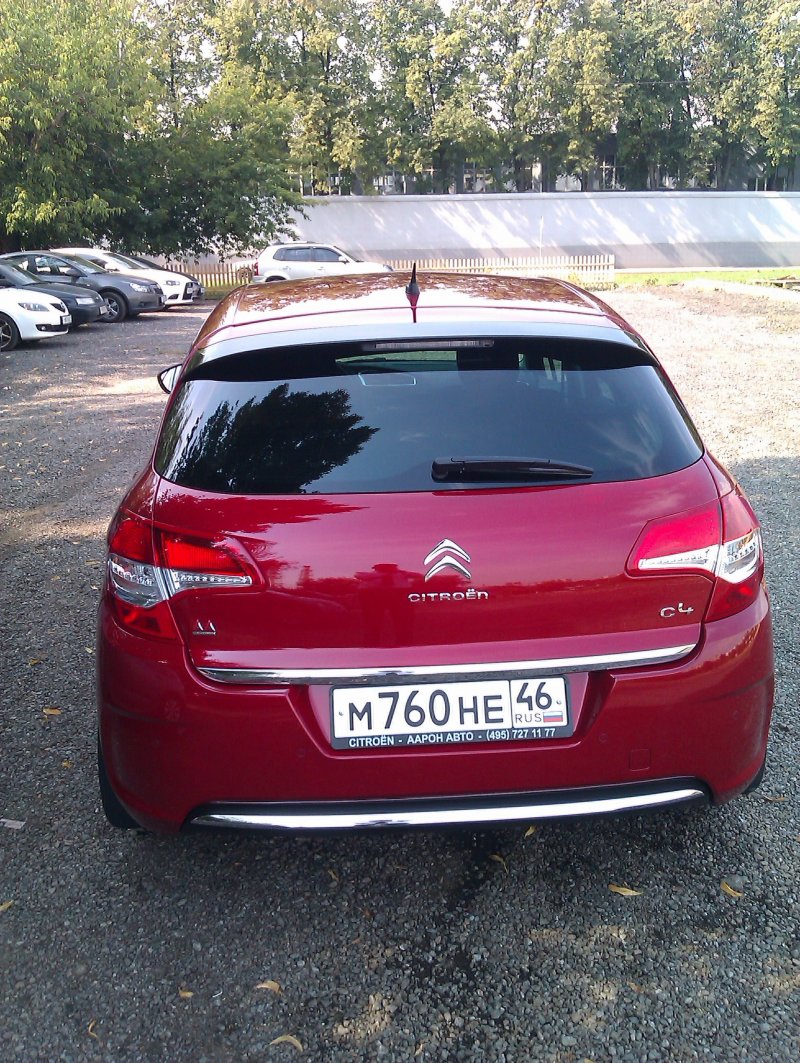 Citroen c4 хэтчбек багажник