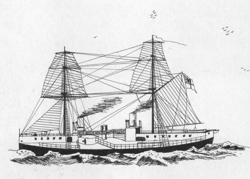 Британский броненосец HMS inflexible