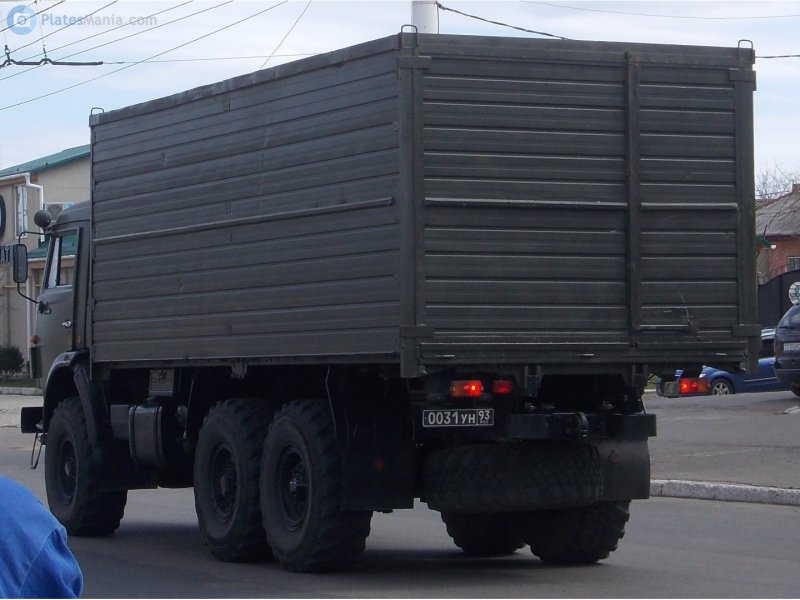 КАМАЗ 5511 самосвал синий