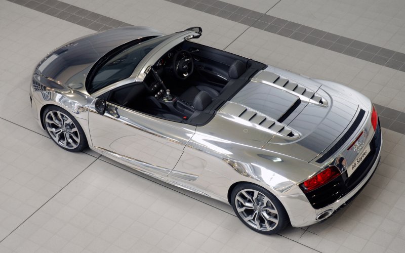 Audi r8 v10 Spyder Chrome 2011