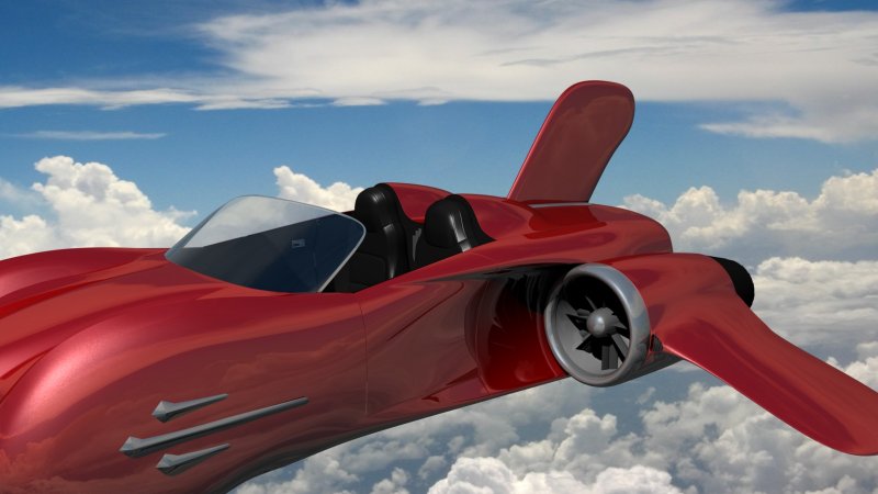Летающий автомобиль AEROMOBIL