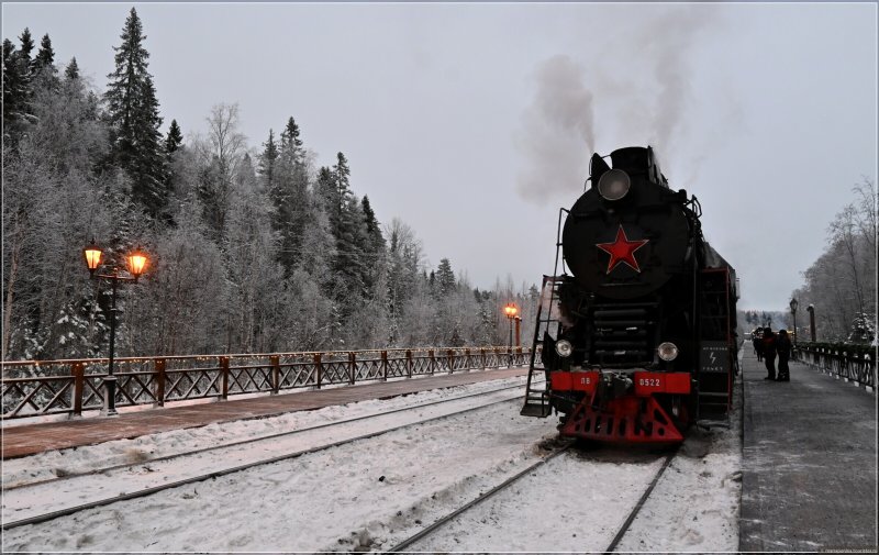 Природа поезд Сортавала