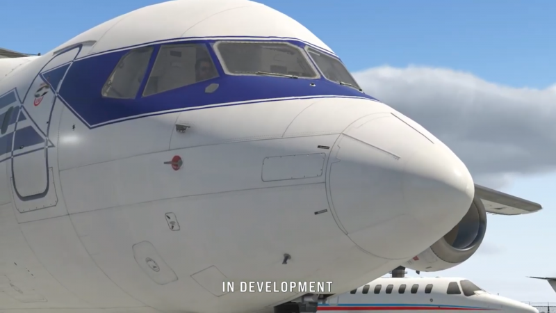 Bae-146 Delta Air transport