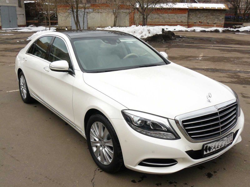 Мерседес w222 белый