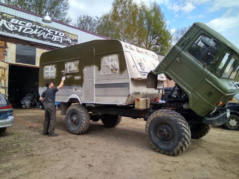 ГАЗ 66 кунг дом на колесах