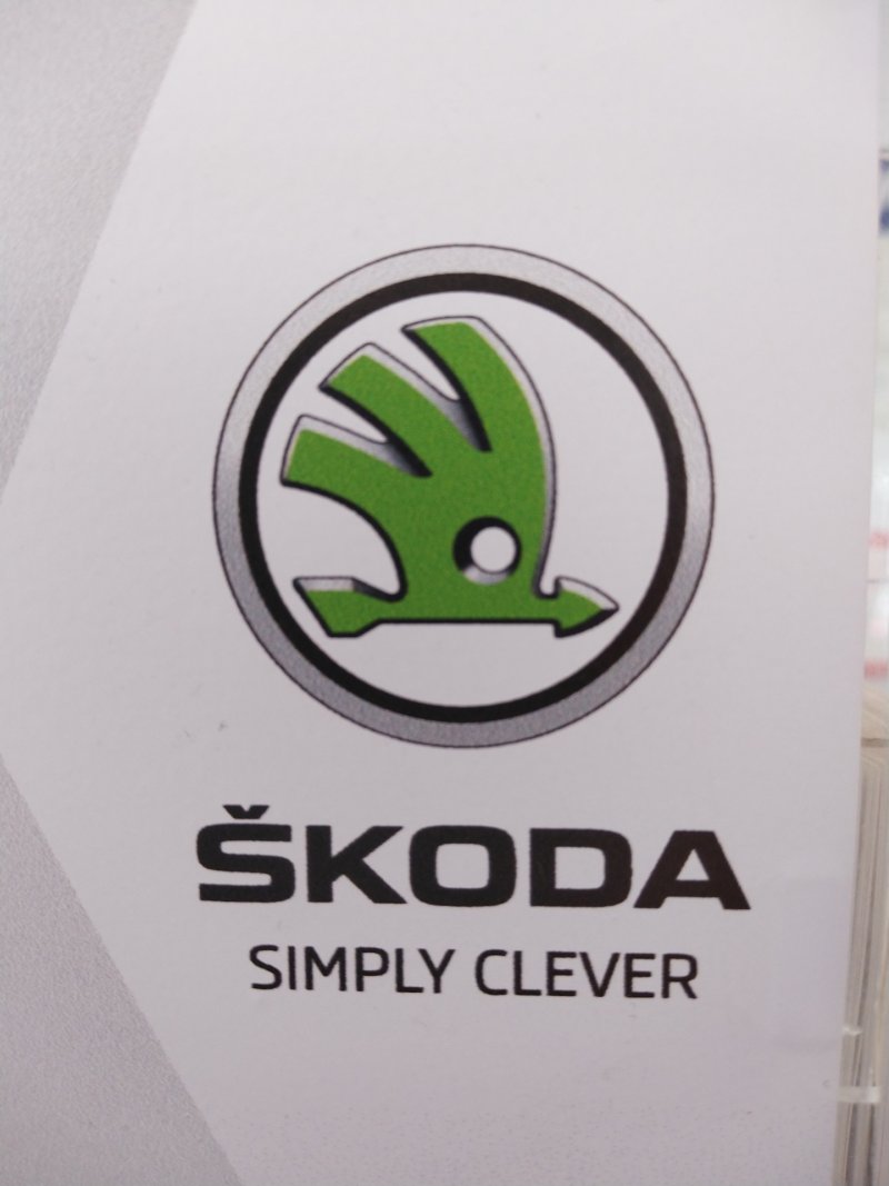 Skoda simply Clever шильдики