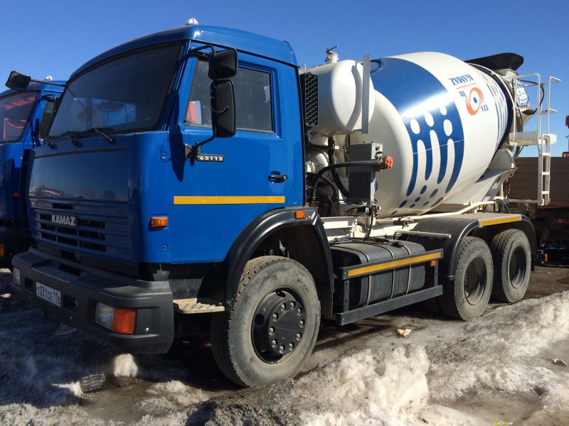 КАМАЗ 65115 бетоносмеситель