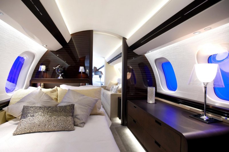 Bombardier Global 7000 интерьер