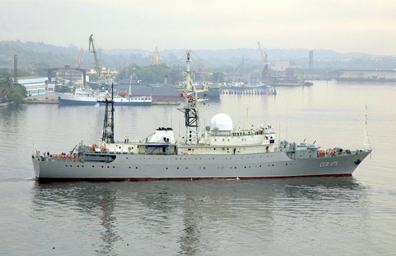 Разведывательный корабль ВМФ России «Виктор Леонов»