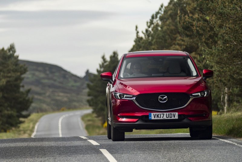 Mazda cx5 2020 красная