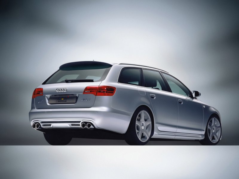 Спойлер на Audi a6 c6 avant