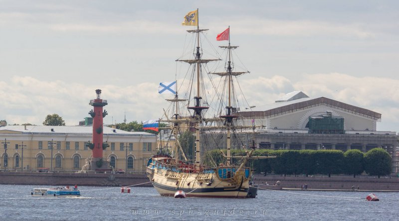 Санкт-Петербург 26 июля корабль Полтава