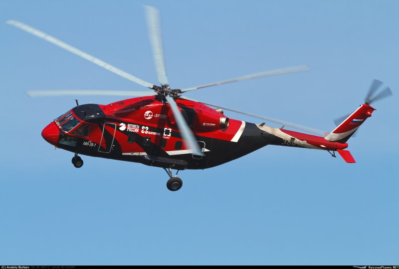 Ми 38-2 вертолет